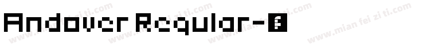 Andover Regular字体转换